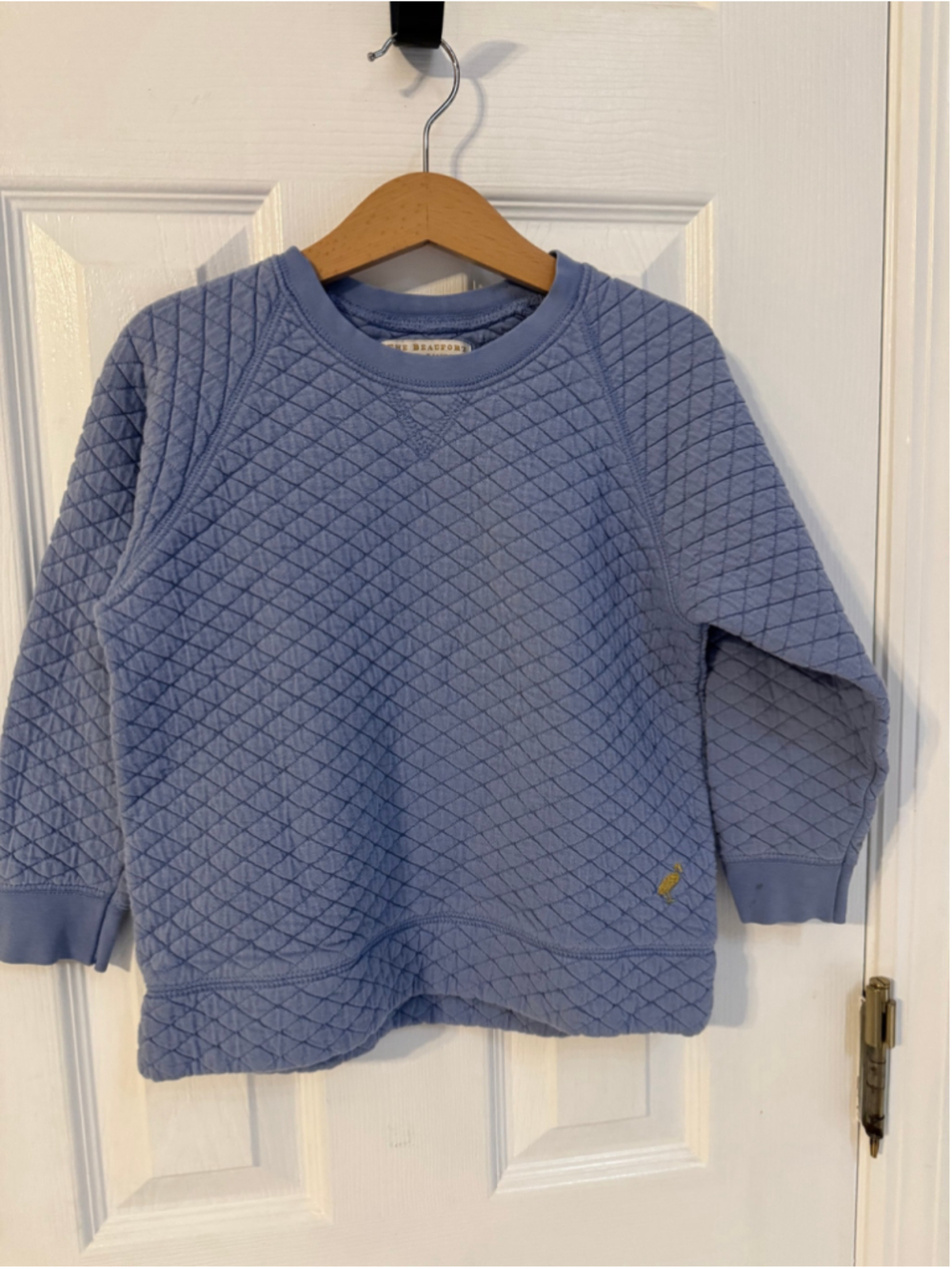 The Beaufort Bonnet Company Quilted Sweatshirt Girls Size 6 Blue